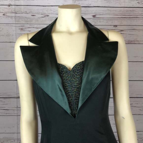 Black Halter Maxi Dress - Picture 4 of 13